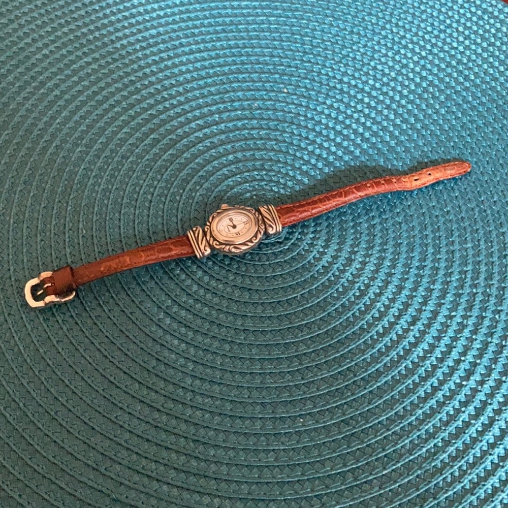 Vintage Brighton reversible leather watch